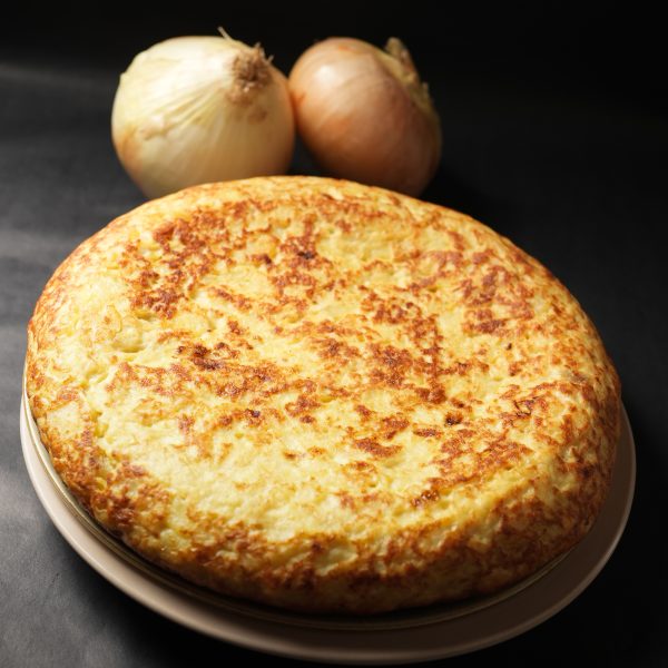 TORTILLA DE PATATA CON CEBOLLA